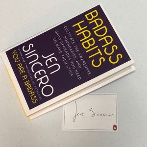 Badass Habits with Bookplate Signed by the Author